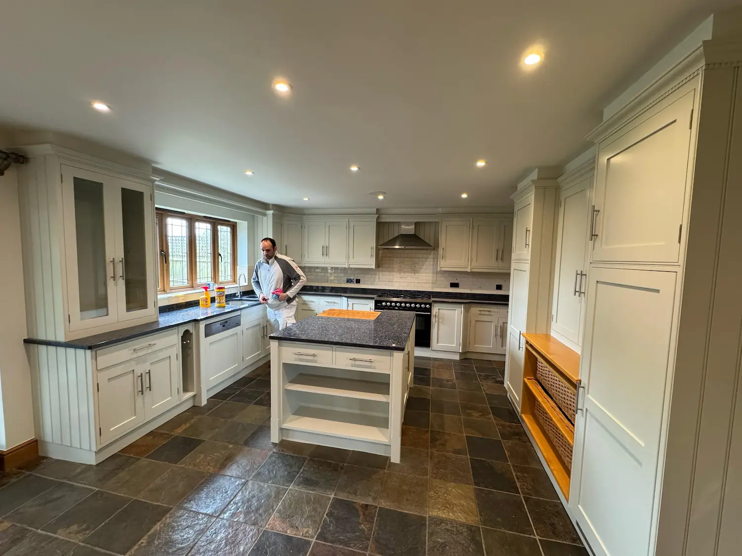 After - Gooseberry Fool (pale green) kitchen respray by Cole's Decor